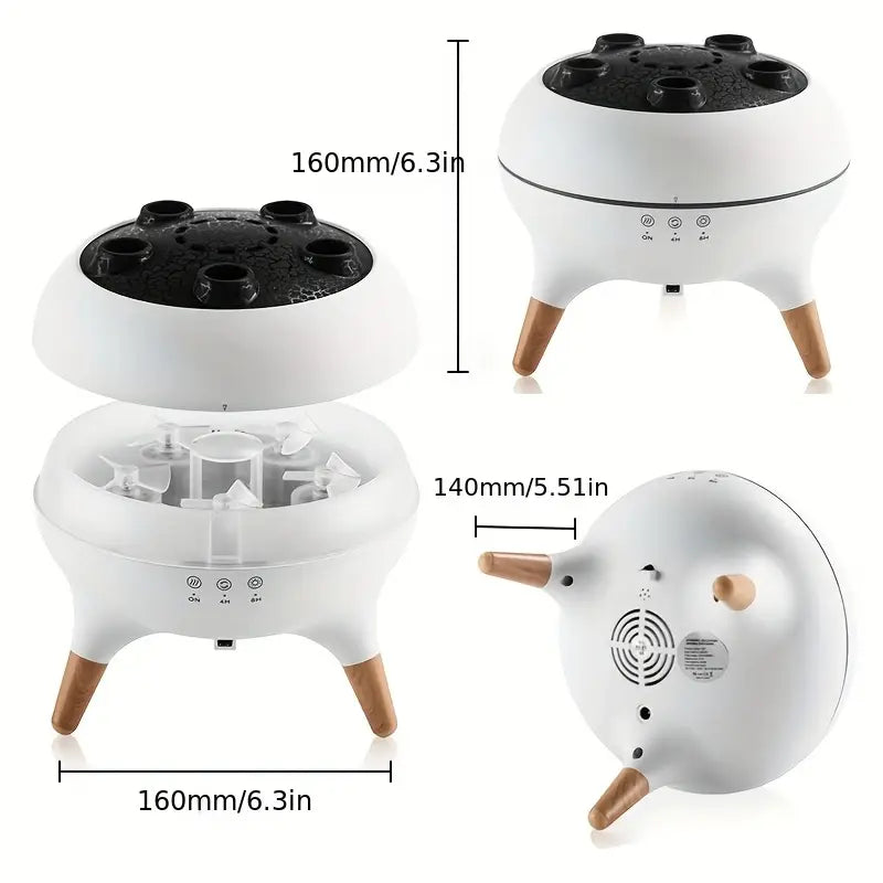 Colorful Jellyfish Humidifier – Relaxing LED Air Diffuser