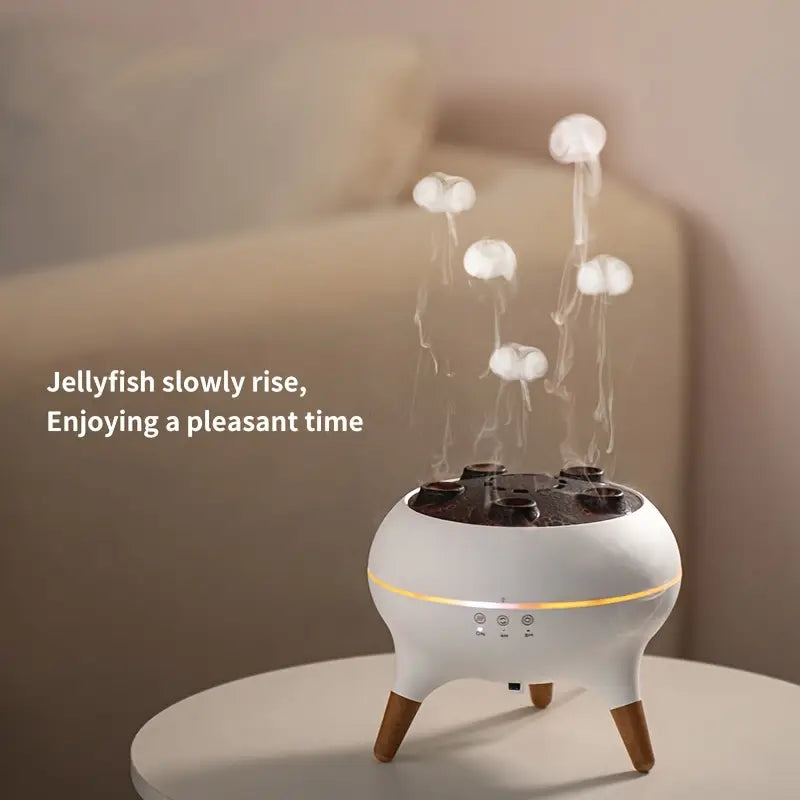 Colorful Jellyfish Humidifier – Relaxing LED Air Diffuser